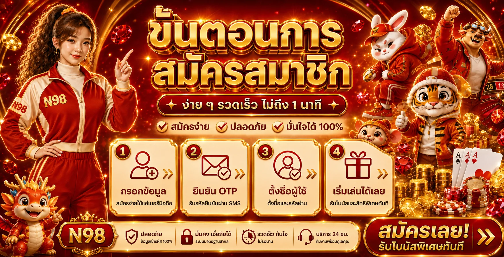 โปรโมชั่นแนะนำ n98